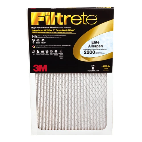 Filtrete Elite 20 X 25 X 1-in High Performance Furnace Pleated Air Filter 3 Filtrete Elite 20 X 25 X 1-in High Performance Furnace Pleated Air Filter