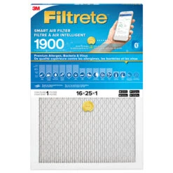 3M Filtrete Smart Air Filter - 16-in X 25-in X 1-in - 1900 MPR