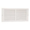 Imperial Standard Sidewall Return Air Grille - White - Steel - 30-in W X 6-in H -Napoleon Shop 1152007 L