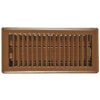 Imperial Louvered Floor Register - Steel - Brown - 12-in L X 2 1/4-in W -Napoleon Shop 1152022 L