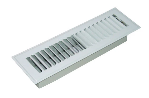 Franell Adjustable Floor Register - Grey - 2 1/4-in W X 10-in L 3 Franell Adjustable Floor Register - Grey - 2 1/4-in W X 10-in L