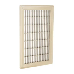 Imperial Steel Floor Grille Register - Powder-Coat Painted - Beige - 12-in H X 12-in W
