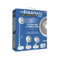 Bell + Howell - Table Fan - 40-in 3-Speed - White