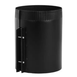 Imperial Steel Adjustable Connector - 6'' - 24-Gauge - Black