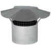 Imperial Rain Cap With Arrestor - Galvanized Steel - Round - 5-in Dia X 8-in L -Napoleon Shop 1224095 L