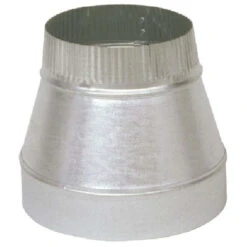 Imperial Pipe Increaser - 4-in To 5-in - Galvanized Steel - 30-Gauge