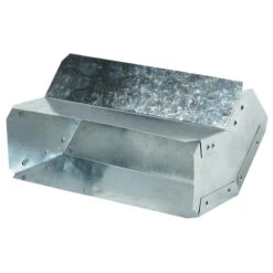 Imperial 45° Rectangular Galvanized Flat Elbow