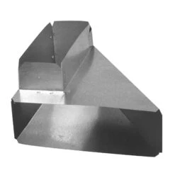 Imperial Left Reverse Elbow Duct - 3 1/4-in X 10-in - Galvanized 30-Gauge Steel - 90°