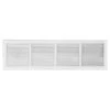 Imperial Sidewall Return Air Grille - Steel - White - 24-in W X 8-in H X 1/8-in Wall Projection 1 Imperial Sidewall Return Air Grille - Steel - White - 24-in W X 8-in H X 1/8-in Wall Projection -Napoleon Shop 1224279 L