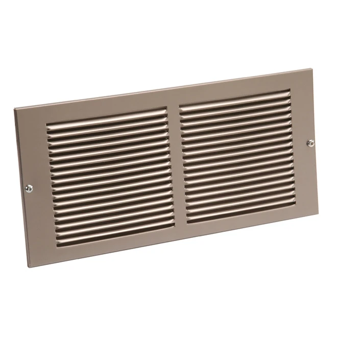 Imperial Sidewall Return Air Grille - Steel - Pewter - 14-in W X 6-in H X 3/16-in Wall Projection 3 Imperial Sidewall Return Air Grille - Steel - Pewter - 14-in W X 6-in H X 3/16-in Wall Projection