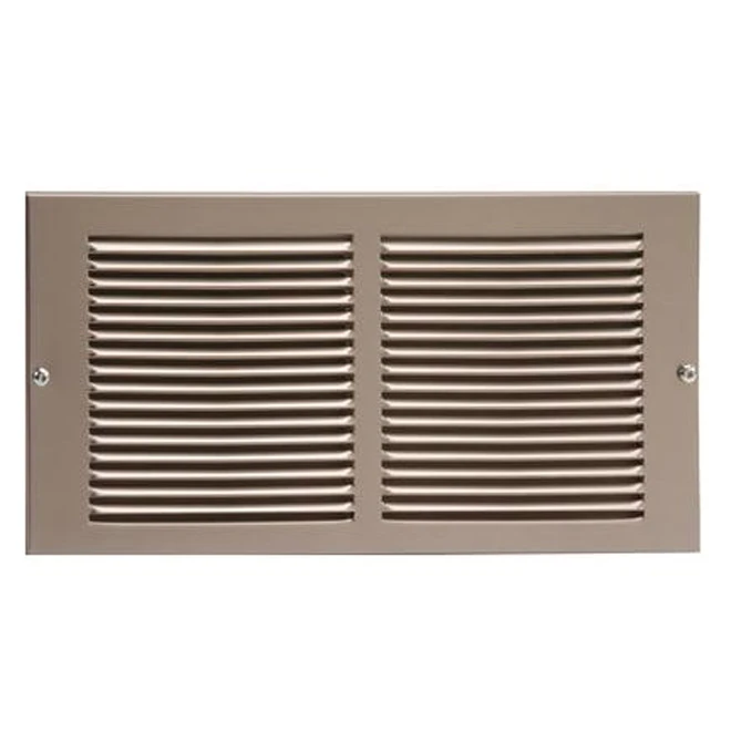 Imperial Sidewall Return Air Grille - Steel - Pewter - 14-in W X 6-in H X 3/16-in Wall Projection 4 Imperial Sidewall Return Air Grille - Steel - Pewter - 14-in W X 6-in H X 3/16-in Wall Projection - Image 2