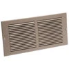 Imperial Sidewall Return Air Grille - Steel - Pewter - 30-in W X 6-in H X 3/16-in Wall Projection