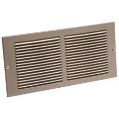 Imperial Sidewall Return Air Grille - Steel - Pewter - 30-in W X 6-in H X 3/16-in Wall Projection