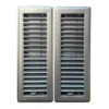 Imperial Louvered Slate Grey Steel Floor Register - Rustproof Polystyrene Body - 2 Per Pack - 4-in W X 10-in L 2 Imperial Louvered Slate Grey Steel Floor Register - Rustproof Polystyrene Body - 2 Per Pack - 4-in W X 10-in L -Napoleon Shop 12245256 L