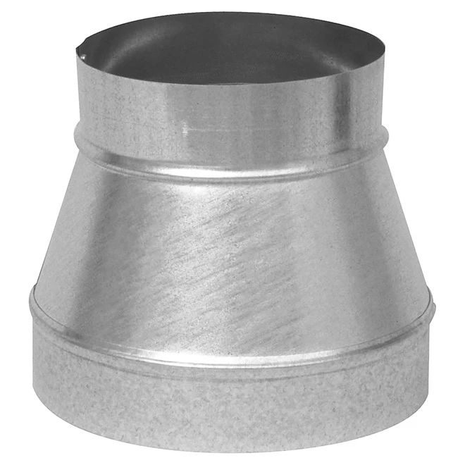 Imperial 5-in To 4-in Increaser-Reducer - Galvanized Steel 3 Imperial 5-in To 4-in Increaser-Reducer - Galvanized Steel