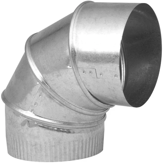 Imperial 8-in X 8-in Galvanized Steel Round Adjustable Duct Elbow 3 Imperial 8-in X 8-in Galvanized Steel Round Adjustable Duct Elbow