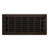 Imperial Collection 1-Pack Bronze Floor Register (Duct Opening: 4-in X 10-in ; Outside: 1.38-in X 5.25-in)