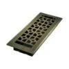 IMPERIAL 3-in X 10-in Vintage Brass Templar Steel Floor Register -Napoleon Shop 12245504c L