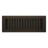 Imperial 3-in X 10-in Montezuma Bronze Steel Floor Register