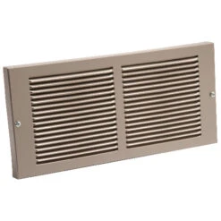Imperial Sidewall Return Air Grille - Steel - Pewter - 14-in W X 8-in H