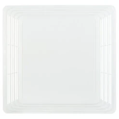 Deluxe Ventilation Fan Grille - 10 1/8 X 10 5/8" - White