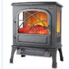 Konwin Electric Stove With Heater - 3 Side Views - 1500 W - Black