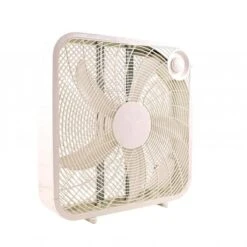 Utilitech Pelonis Box Fan - 20-in 3 Speeds - White -Napoleon Shop 21615038c L