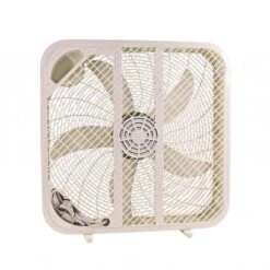 Utilitech Pelonis Box Fan - 20-in 3 Speeds - White