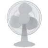 Utilitytech - Desk Oscillating Fan - 12-in 3 Speeds - White 1 Utilitytech - Desk Oscillating Fan - 12-in 3 Speeds - White -Napoleon Shop 21615041 L