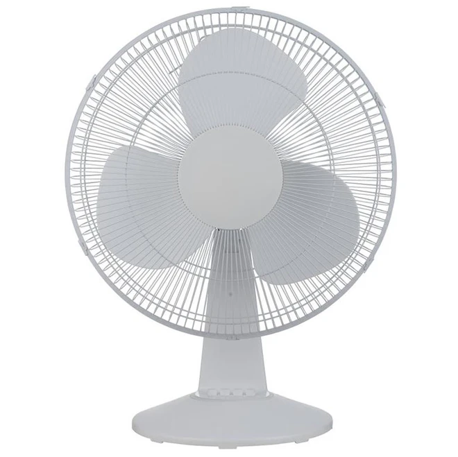 Utilitytech - Desk Oscillating Fan - 12-in 3 Speeds - White 3 Utilitytech - Desk Oscillating Fan - 12-in 3 Speeds - White