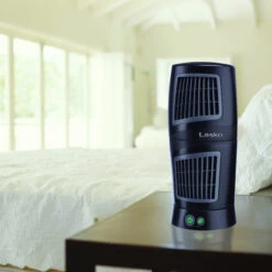 Lasko Lakso Multi-Directional Tower Oscillating Fan - Plastic 3 Speeds Black