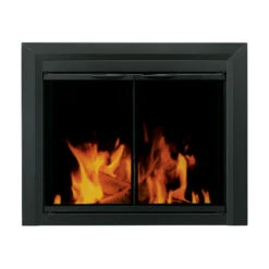 Pleasant Hearth Carlisle Black Small Fireplace Doors 11 Pleasant Hearth Carlisle Black Small Fireplace Doors -Napoleon Shop 30735462 L