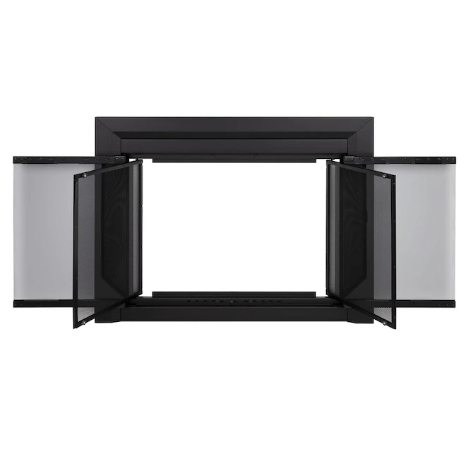 Pleasant Hearth Carlisle Black Small Fireplace Doors 5 Pleasant Hearth Carlisle Black Small Fireplace Doors - Image 3