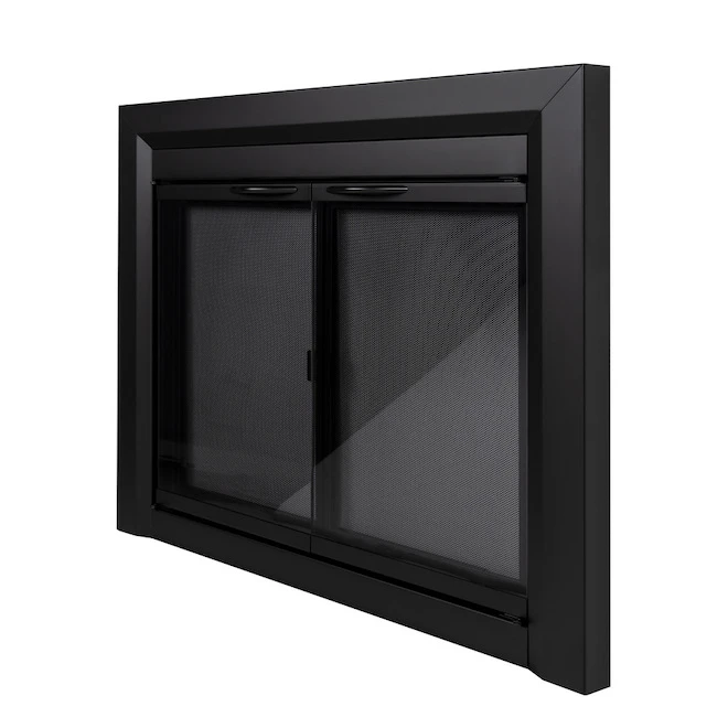Pleasant Hearth Carlisle Black Small Fireplace Doors 6 Pleasant Hearth Carlisle Black Small Fireplace Doors - Image 4