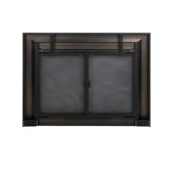 Pleasant Hearth Carlisle Black Small Fireplace Doors
