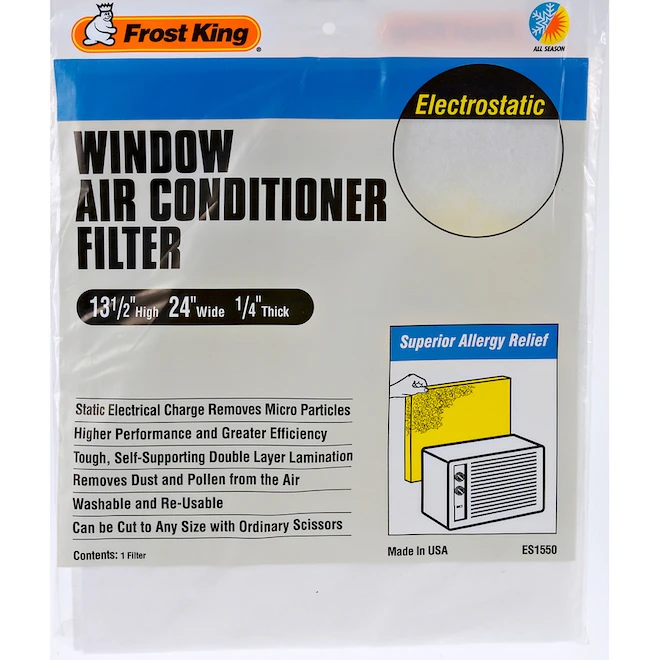 15-in X 24-in X 1/4-in Electrostatic Air Conditioner Filter 3 15-in X 24-in X 1/4-in Electrostatic Air Conditioner Filter