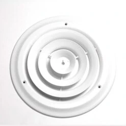 Accord Ventilation 300 Series White Steel Ceiling Diffuser