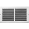 Accord Ventilation White Steel Louvered Baseboard Grilles (Rough Opening: 8 14; Actual: 9.75 X 9.75)