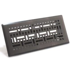 Accord Select Wicker Oil-Rubbed Bronze Steel Floor Register (Rough Opening: 10-in X 3-in; Actual: 11.5-in X 4.5-in)