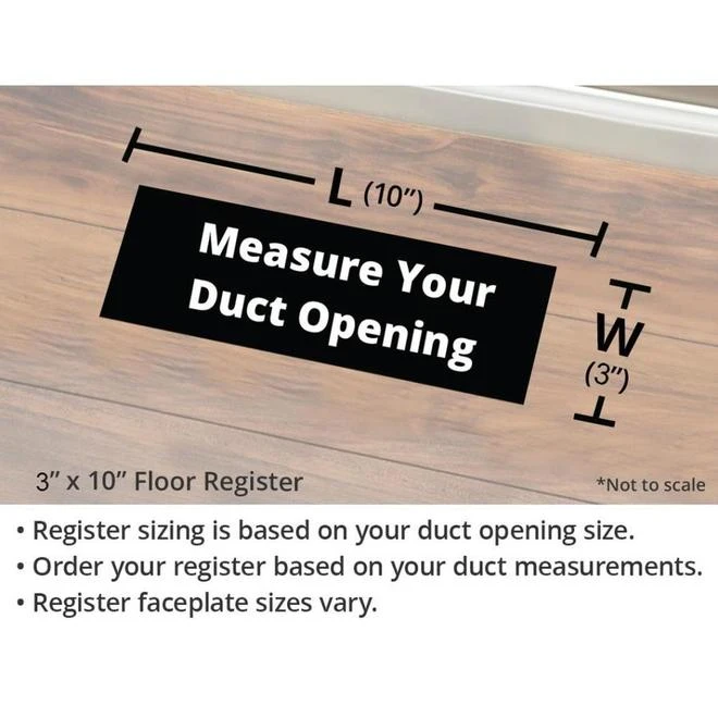 Accord Select Wicker Oil-Rubbed Bronze Steel Floor Register (Rough Opening: 10-in X 3-in; Actual: 11.5-in X 4.5-in) 4 Accord Select Wicker Oil-Rubbed Bronze Steel Floor Register (Rough Opening: 10-in X 3-in; Actual: 11.5-in X 4.5-in) - Image 2