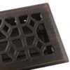ALLEN + ROTH Accord Select 4-in X 10-in Oil-Rubbed Bronze Marquis Floor Register