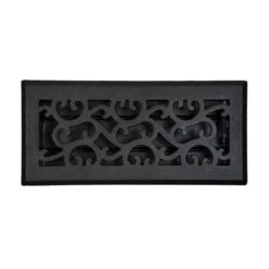 Accord Select 3 X 10-in Black Cast Iron Charleston Floor Register