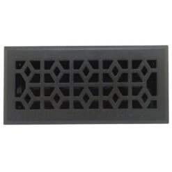 Accord Select 3 X 10-in Pewter Cast Iron Marquis Floor Register 9 Accord Select 3 X 10-in Pewter Cast Iron Marquis Floor Register -Napoleon Shop 32105338 L