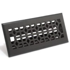 Accord Select 3 X 10-in Pewter Cast Iron Marquis Floor Register