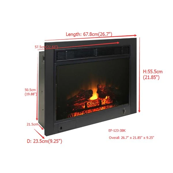 Paramount 23-in Electric Fireplace Insert 4 Paramount 23-in Electric Fireplace Insert - Image 2