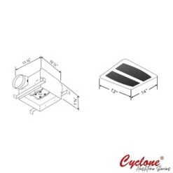 Cyclone Hushtone Bath Fan - 80 CFM -Napoleon Shop 330008655 AlternateImage2 l