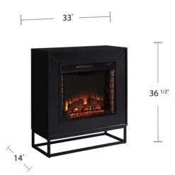 Holly & Martin Frescan 33-in W Black Fan-forced Electric Fireplace 11 Holly & Martin Frescan 33-in W Black Fan-forced Electric Fireplace -Napoleon Shop 330949592 AlternateImage3 l