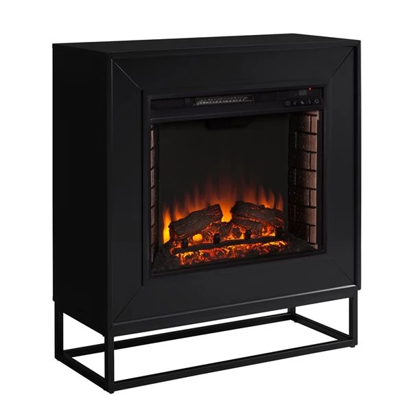 Holly & Martin Frescan 33-in W Black Fan-forced Electric Fireplace 5 Holly & Martin Frescan 33-in W Black Fan-forced Electric Fireplace - Image 3