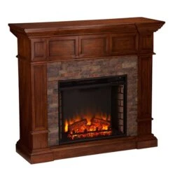 Southern Enterprises Ryland 45.75-in W Dark Oak With Faux Stone Fan-forced Electric Fireplace 8 Southern Enterprises Ryland 45.75-in W Dark Oak With Faux Stone Fan-forced Electric Fireplace -Napoleon Shop 330949599 MainImage 001 l