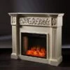 Southern Enterprises Frith 44.5-in W Ivory Fan-forced Smart Electric Fireplace -Napoleon Shop 330949628 AlternateImage2 l